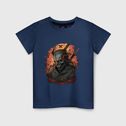 Детская футболка Череп самурая