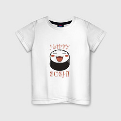 Детская футболка Smiling sushi