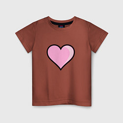 Детская футболка Большое влюбленное сердце