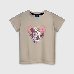 Детская футболка Аниме девушка в стиле Геншин Импакт