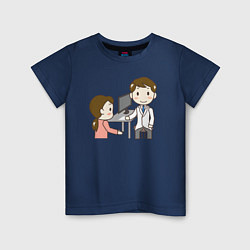 Детская футболка Врач и пациентка