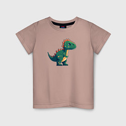 Детская футболка Динозаврик пиксельный