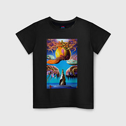Детская футболка Скала желаний - нейросеть - сюрреализм