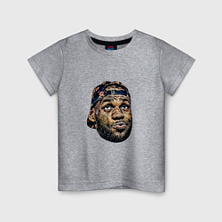 Детская футболка Lebron face