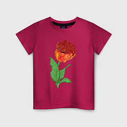 Детская футболка Весенний тюльпан