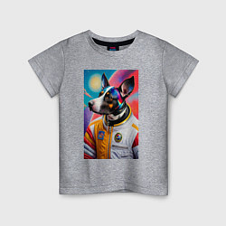 Детская футболка Пёс бравый космонавт - нейросеть