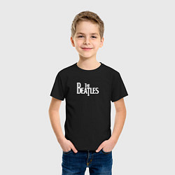 Футболка хлопковая детская The Beatles Let It Be, цвет: черный — фото 2