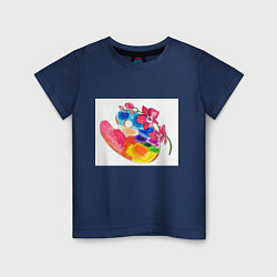 Детская футболка Палитра с цветком Орхидея