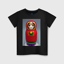 Детская футболка Русская матрешка
