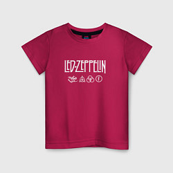 Детская футболка Led Zeppelin символы