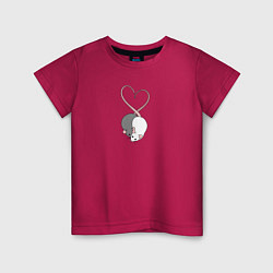 Детская футболка Влюбленные мышки