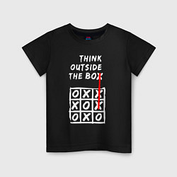 Детская футболка Think outside the box game
