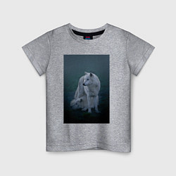 Детская футболка Арктические волки