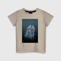 Детская футболка Арктические волки
