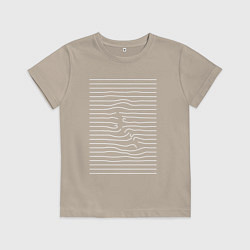 Детская футболка Порванные нити минимализм