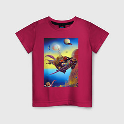Детская футболка Призрак океана слёз - нейросеть - живопись