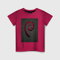 Детская футболка Debian Linux