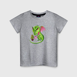 Детская футболка Дракон и елочка