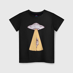 Детская футболка Космонавт и НЛО