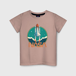 Детская футболка NASA Ship