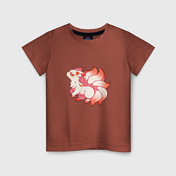 Детская футболка Лиса Яэ Мико - Геншин Импакт