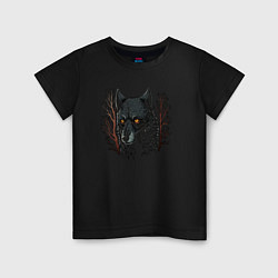 Детская футболка Night wolf