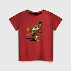 Детская футболка Мультяшный баскетбол