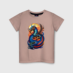 Детская футболка Japanese dragon - irezumi