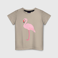 Детская футболка Фламинго розовый