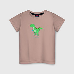 Детская футболка Динозавр Tea-Rex