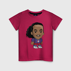 Детская футболка Ronaldinho Barcelona