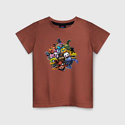Детская футболка Персонажи фнаф