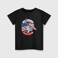 Детская футболка American freedom