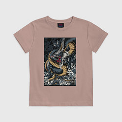 Детская футболка The whiskered dragon