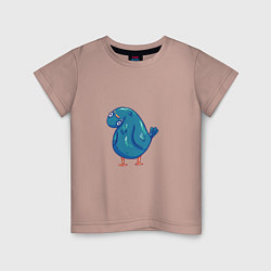 Детская футболка Инакомыслящий голубь