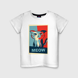 Детская футболка Meow obey