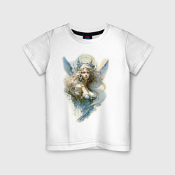 Детская футболка Царевна-Лебедь ангел - нейросеть