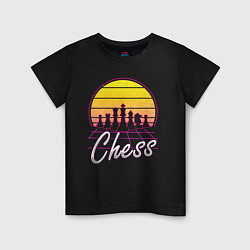 Детская футболка Шахматы ретро стиль