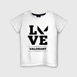 Детская футболка Valorant love classic