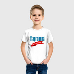 Футболка хлопковая детская Маргарита - ограниченный выпуск, цвет: белый — фото 2