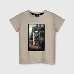 Детская футболка Челябинск котик