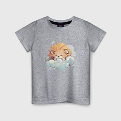 Детская футболка Спящий львёнок