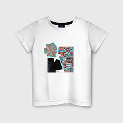 Детская футболка Абстрактный коллаж Флорин