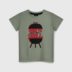 Детская футболка Born to grill