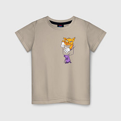 Детская футболка Карманный кот