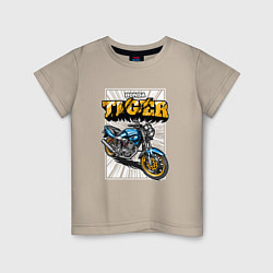 Детская футболка Мотоцикл Honda Tiger