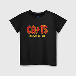 Детская футболка Cats meoway to hell