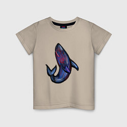 Детская футболка Злая акула
