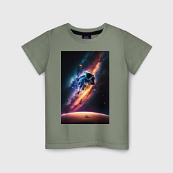 Детская футболка Астронавт в космосе