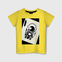Детская футболка Нарисованный астронавт